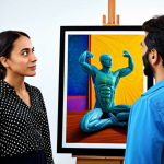 Creative Collaboration**

"A Brazilian artist in a modern studio, collaborating with an AI on a digital canvas, fully clothed, professional environment, perfect anatomy, natural pose, safe for work, appropriate content, vibrant colors, dynamic composition, family-friendly."

**