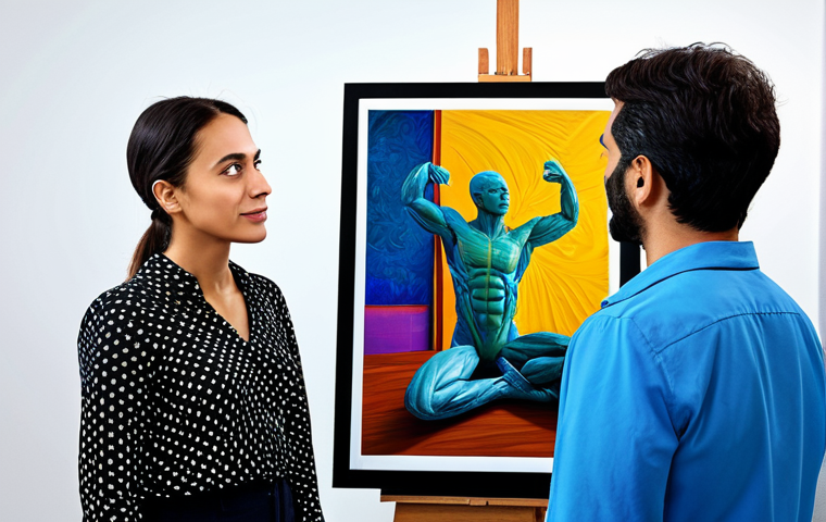 Creative Collaboration**

"A Brazilian artist in a modern studio, collaborating with an AI on a digital canvas, fully clothed, professional environment, perfect anatomy, natural pose, safe for work, appropriate content, vibrant colors, dynamic composition, family-friendly."

**
