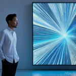 Home 16 AI 아트 경매 - **Algorithmic Muse in a Modern Studio:**
"A visually captivating digital painting rendered with ...