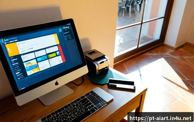 Home 17 AI 아트 유료 툴 - Photorealistic home office in Lisbon, Portuguese creative professional comparing two premium AI art ...